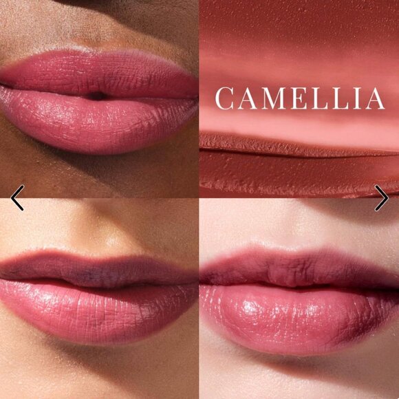 Tatcha  The Kissu Lip Tint SPF 25 Hydrating Tinted Lip Sunscreen Camellia NIB - Picture 4 of 7